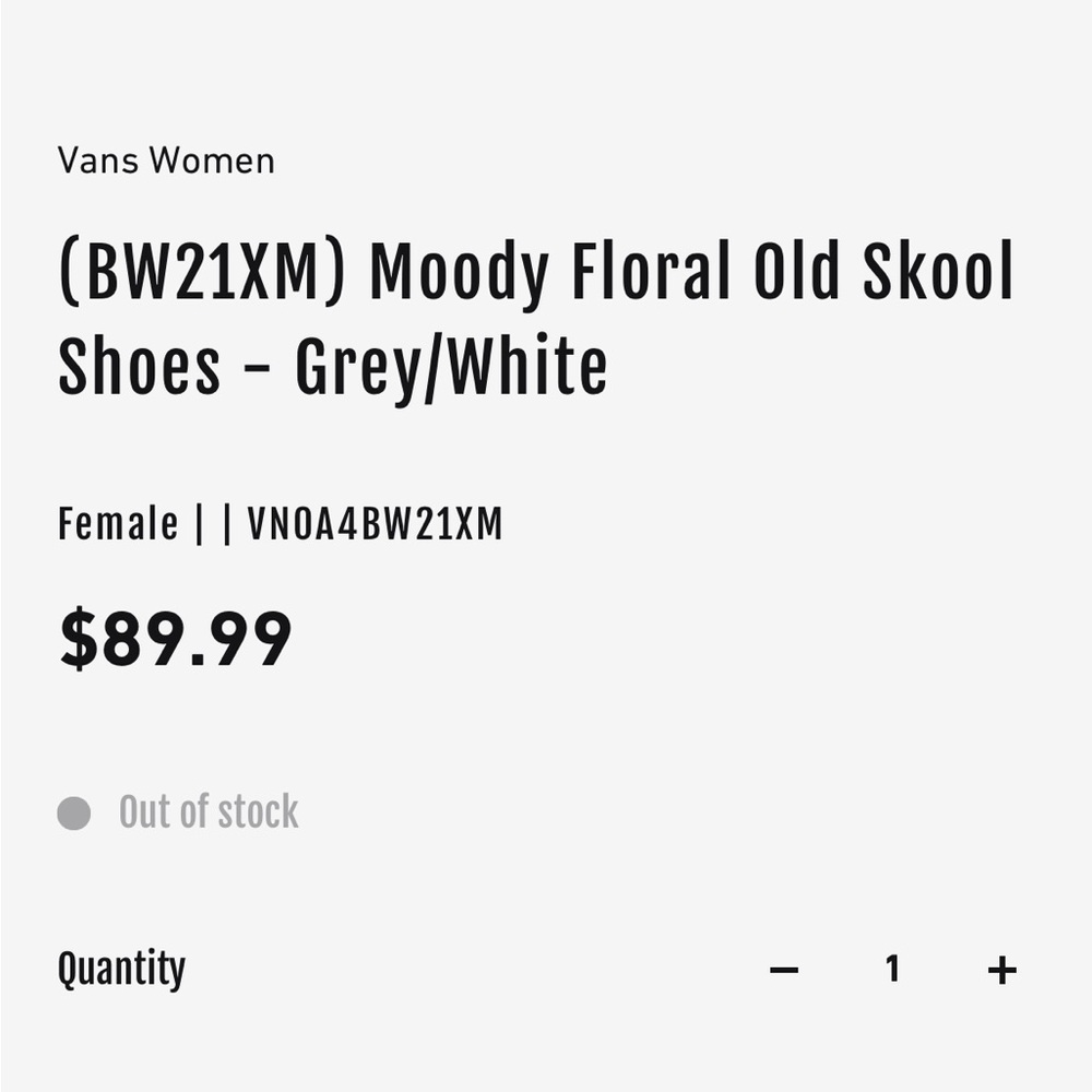 VANS Moody Floral Old Skool shoes - Picture 7 of 7